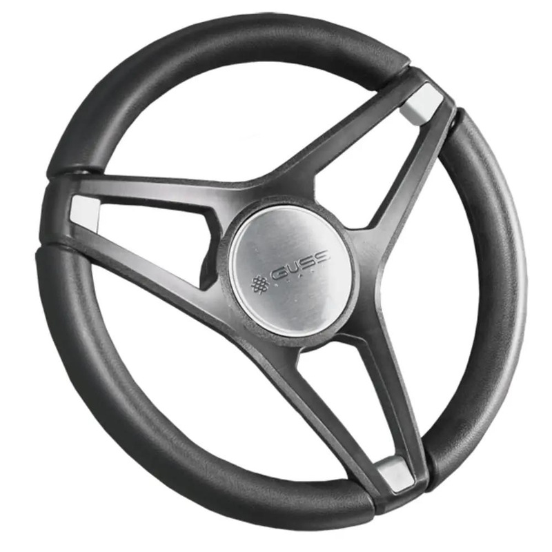 Gussi Molino Black Steering Wheel (EZGO) PN# 06-142