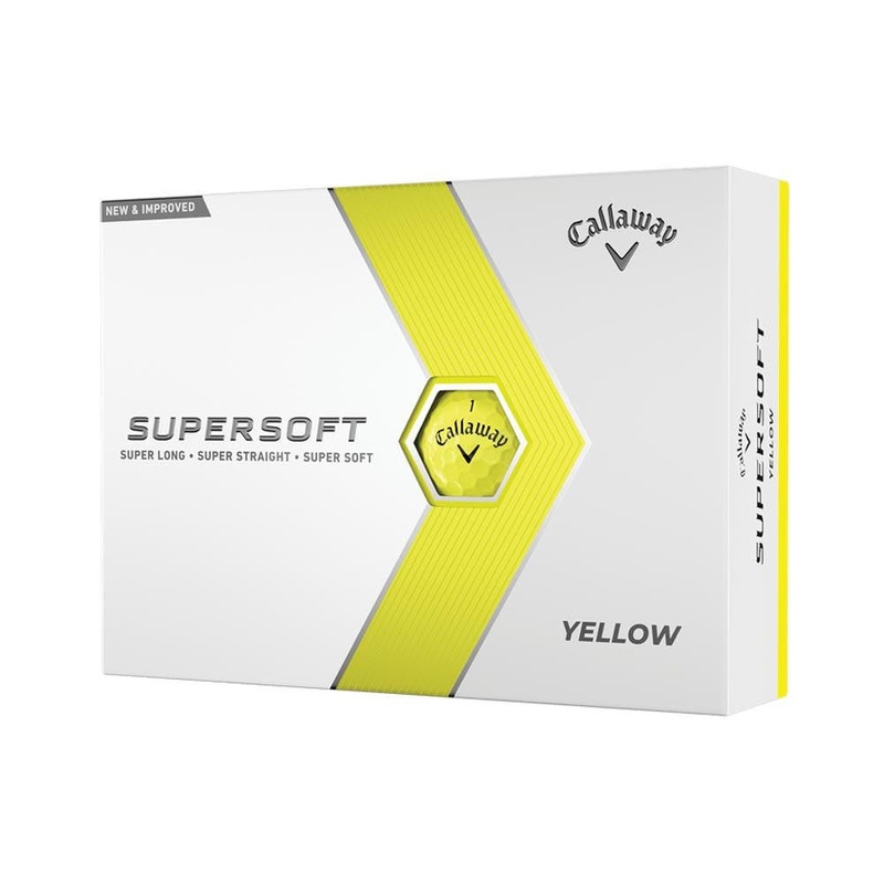 Callaway Supersoft Golf Balls – Yellow – 2023 – Prior Generation