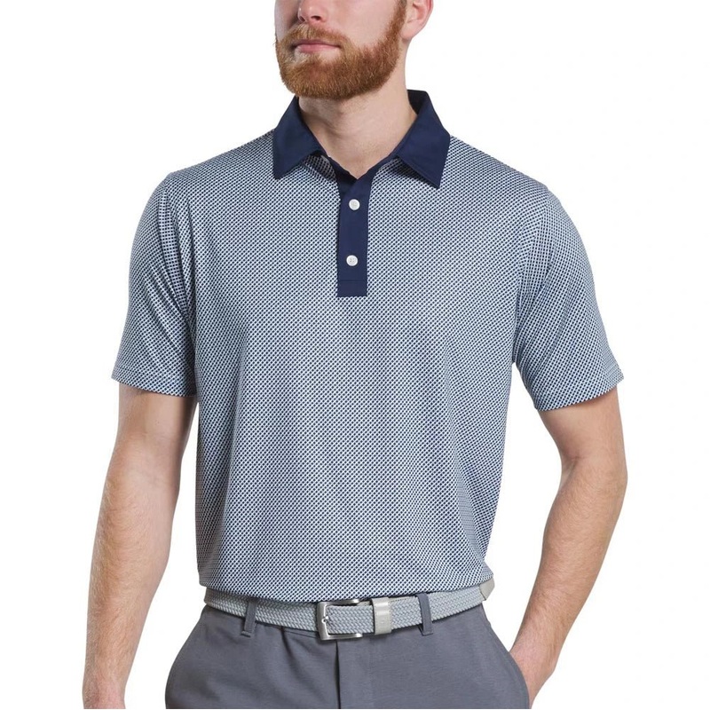 FootJoy Lattice Print Golf Polo