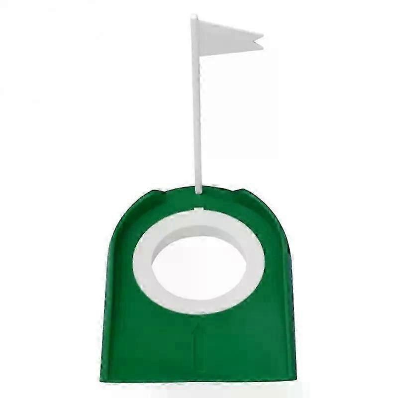 Indoor Golf Putting Trainer with Hole Flag Putter Green Practice Aid Home Yard Outdoor Training  Aid  Adjustable Hole