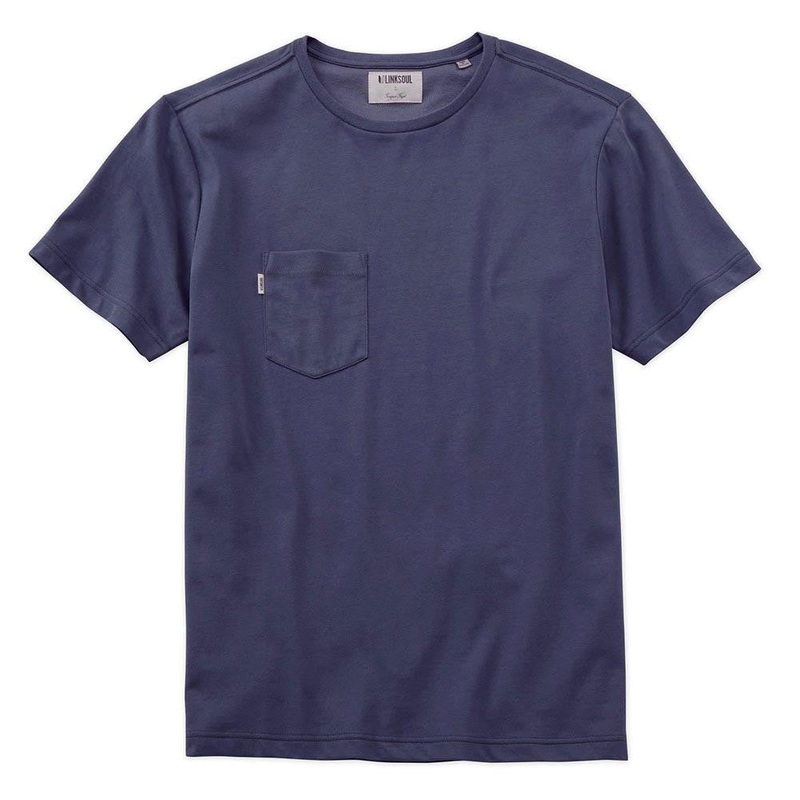 Linksoul Aldo Crew Tee|Navy|Cashmere Sand|Tree Shadow|Sumac|Soft Sky|Black|Sand|Slate|White|Sandalwood|Stargazer|Small|Medium|Large|X-Large|XX-Large