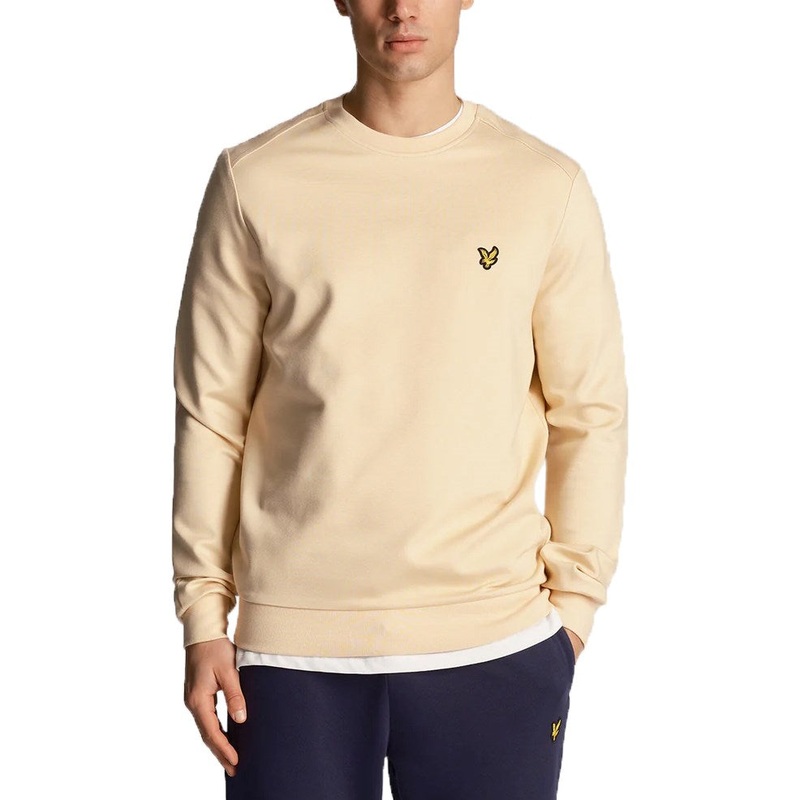 Lyle & Scott Fly Fleece Crew Neck – Sand Dune