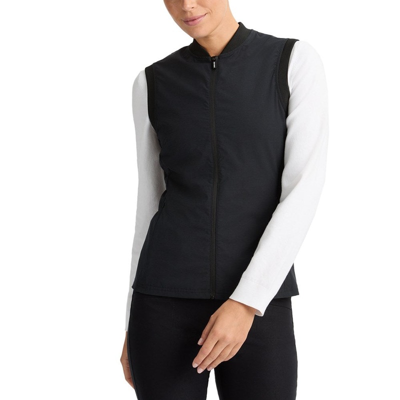 Rohnisch Women’s Stella Lightweight Golf Vest – Black