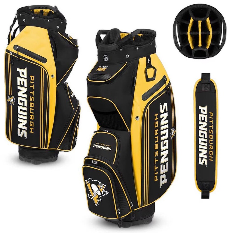 WinCraft NHL Bucket III Cooler Cart Bag – Pittsburgh Penguins
