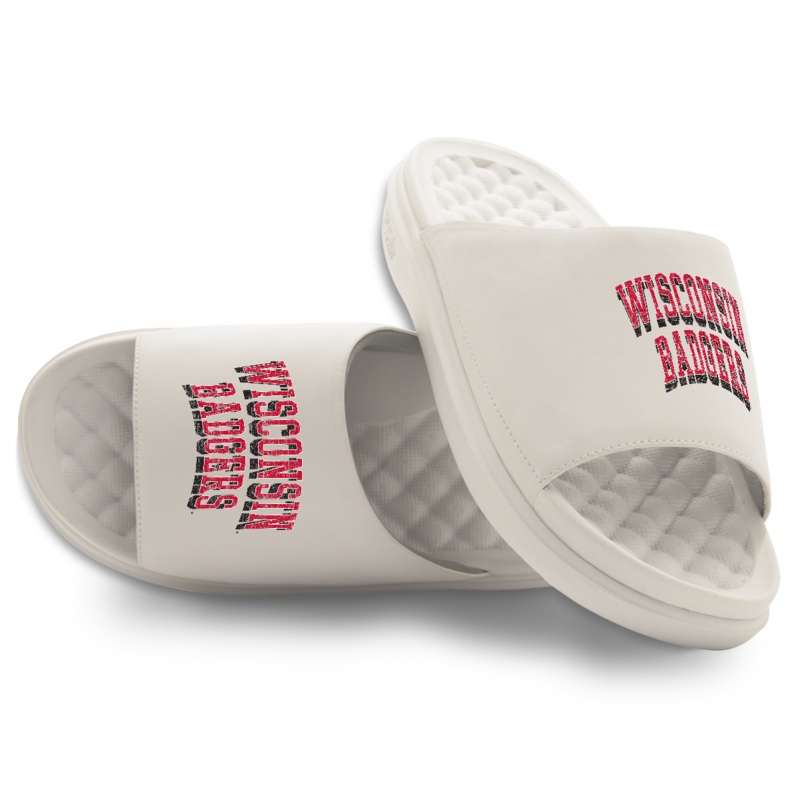 Wisconsin Badgers Stacked ISlide x Gameday Couture