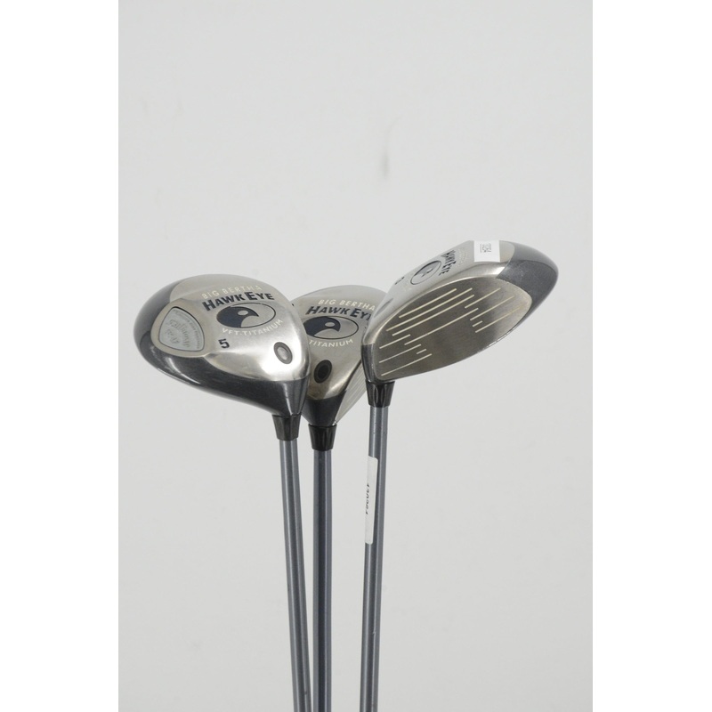 Women’s Callaway Hawk Eye VFT Titanium 3W, 5W, 7W Wood Set W Flex