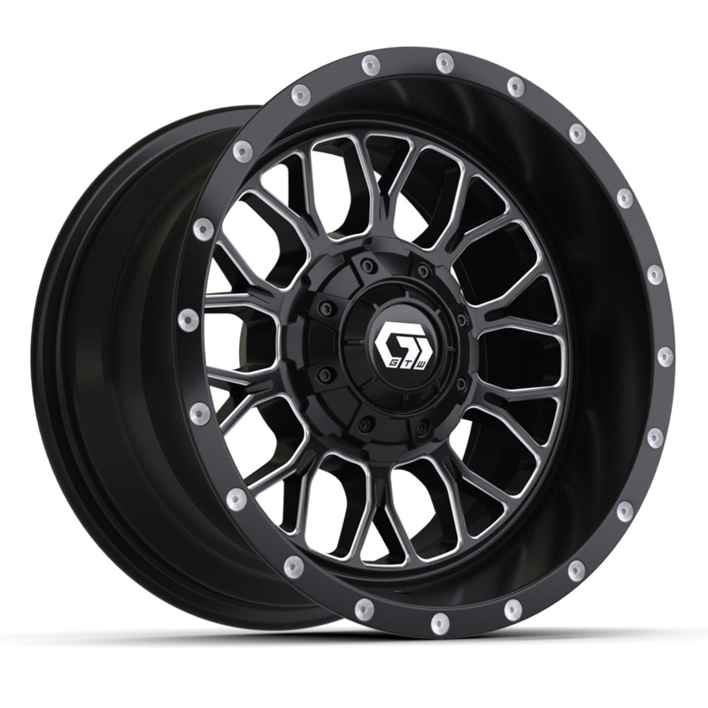 12 GTW Helix Black & Machined Wheel PN# 19-342
