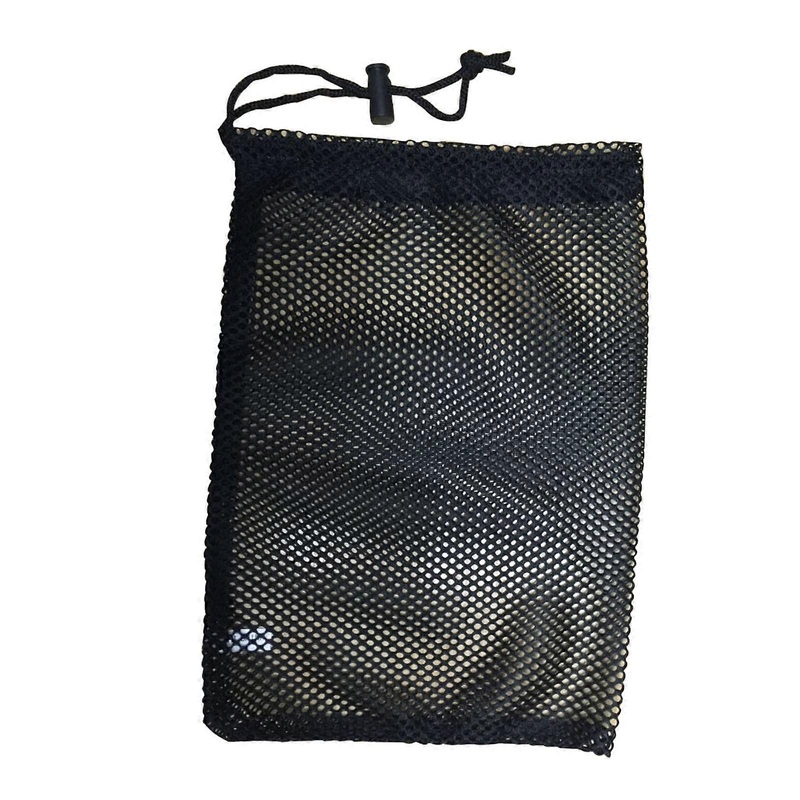 Black Golf Ball Bag Nylon Mesh Storage Bags Cord Lock  Capacity 48 balls