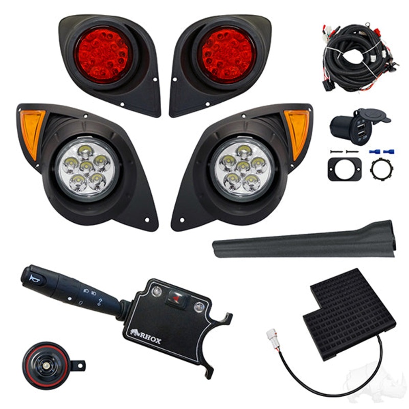 Build Your Own LED Factory Light Kit, Yamaha Drive 07-16 (Deluxe, OE Pedal Mount) PN# LGT-607LT3B13