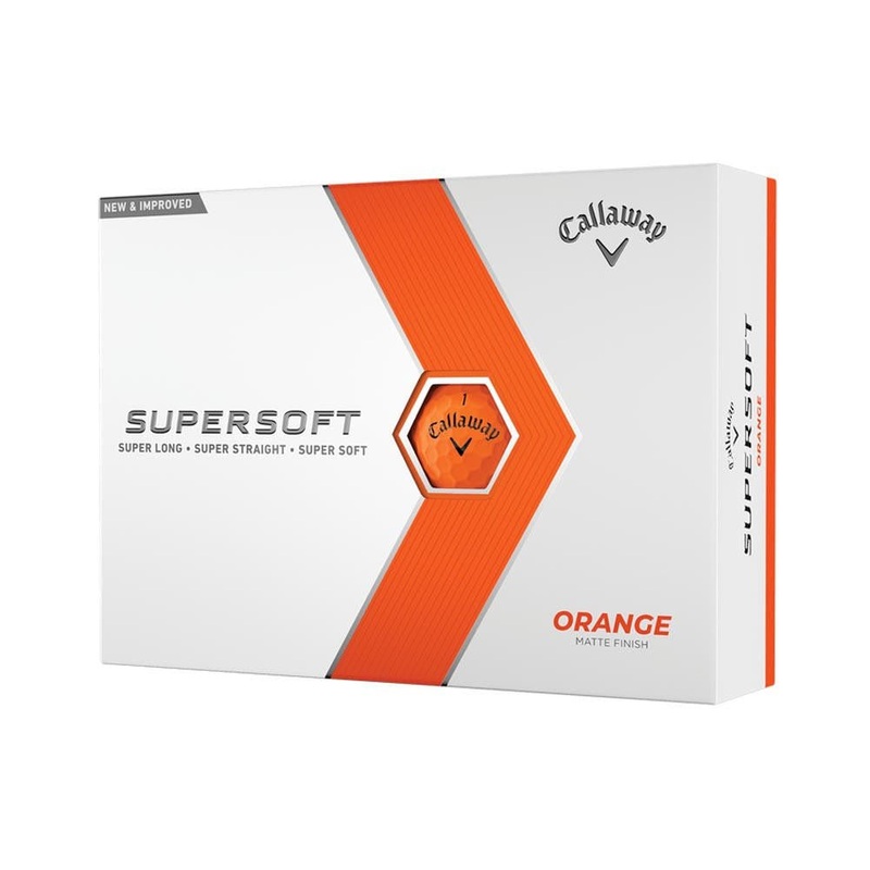 Callaway Supersoft Golf Balls – Matte Orange – 2023 – Prior Generation