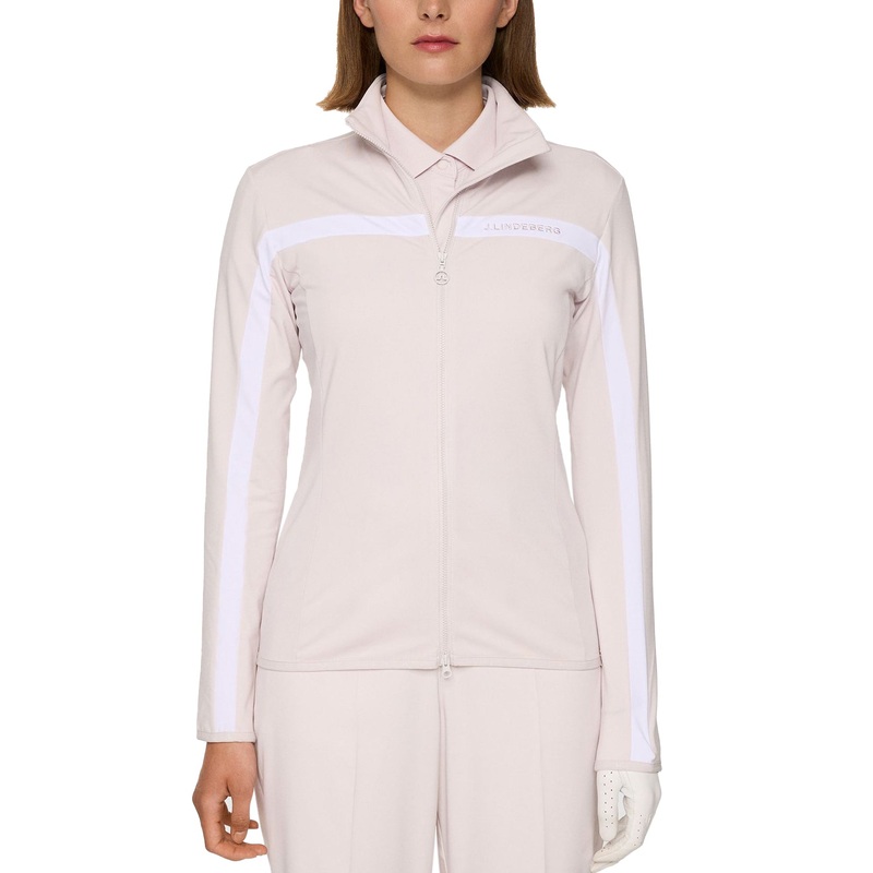 J.Lindeberg Women’s Seasonal Janice Golf Mid Layer – Grey Lilac