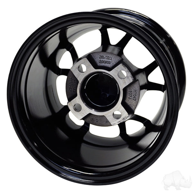 RHOX RX405, Gloss Black, 10×7 ET-25