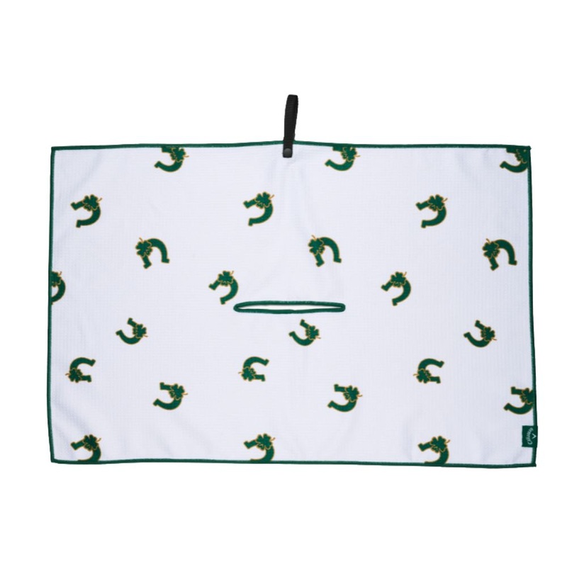 Callaway Lucky Golf Towel|White\Green