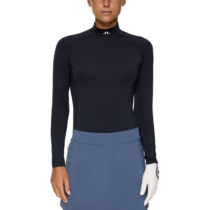 J.Lindeberg Women’s Ella Compression Golf Shirt – JL Navy