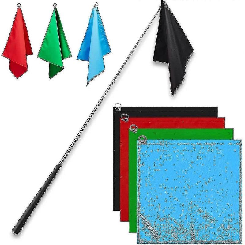Black Friday Equestrian Training Flag Set, 4 Pieces Equestrian Training Equipment, Nylon Flag Without Flagpole