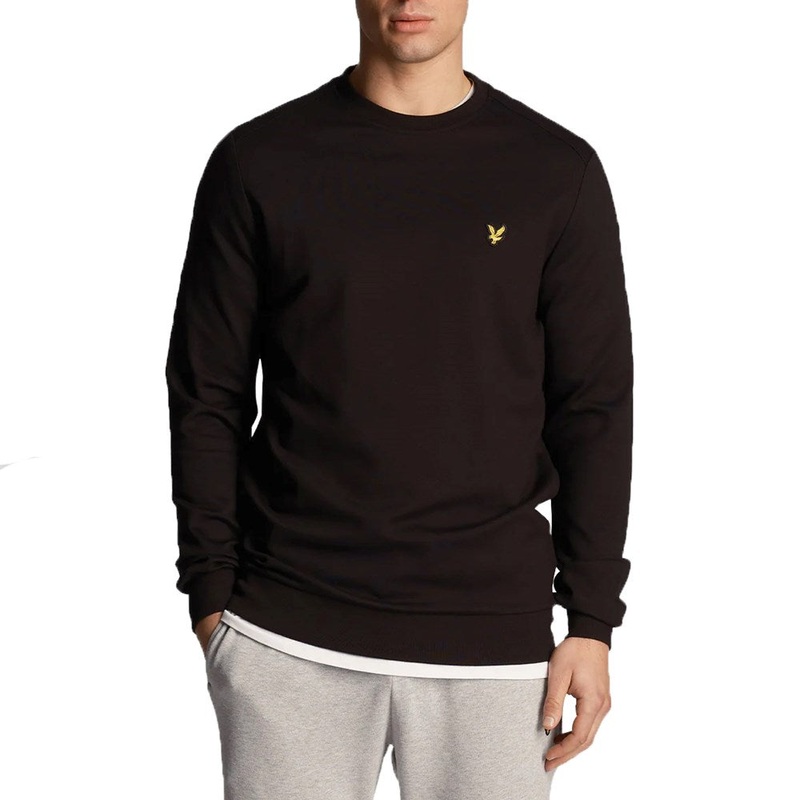 Lyle & Scott Fly Fleece Crew Neck – Jet Back