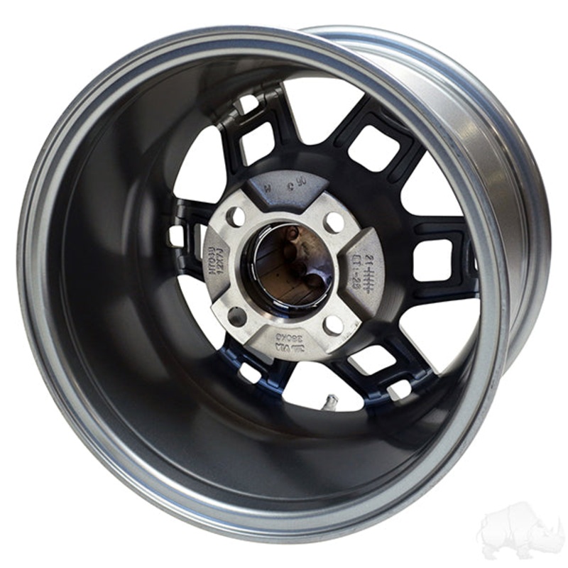 RHOX RX390, Gun Metal, 12×7 ET-25