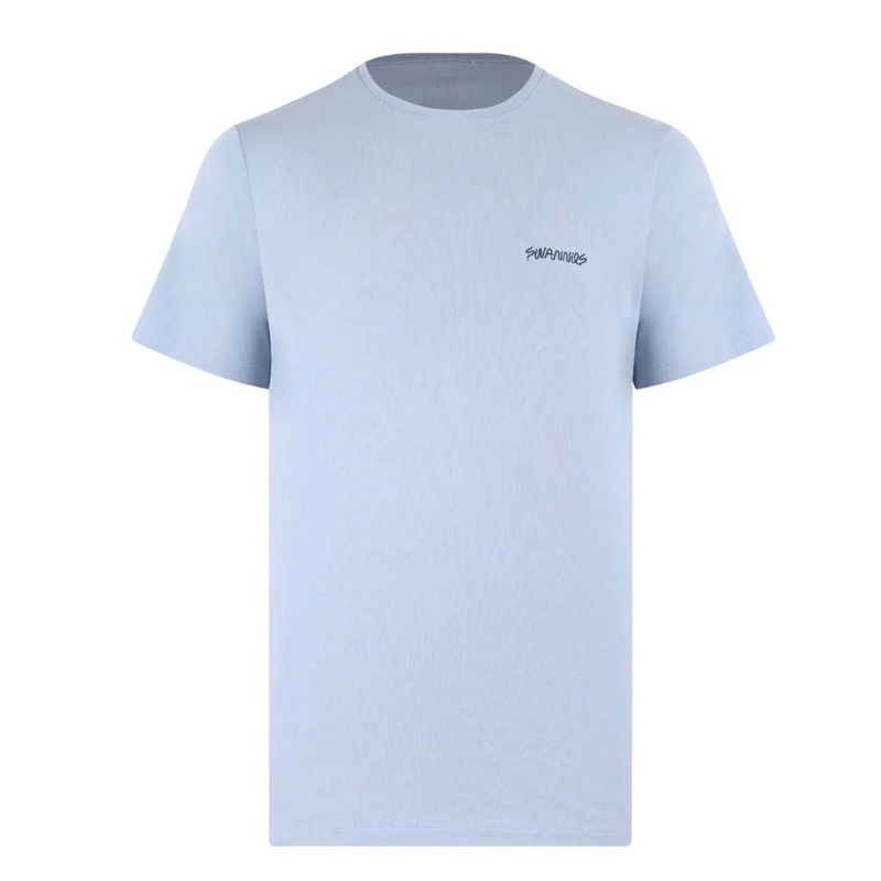 Swannies Halfway Hotdog Tee|Sky|Small|Medium|Large|X-Large|XX-Large