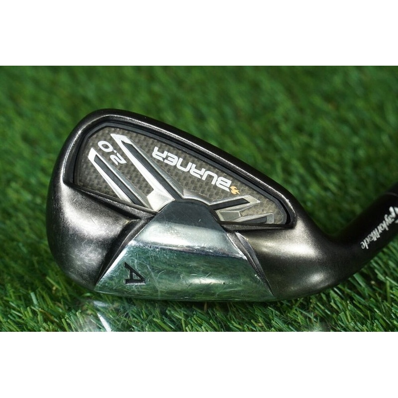 TAYLORMADE BURNER 2.0 APPROACH A WEDGE GAP ATTACK REGULAR FLEX LEFT LH, RED GRIP