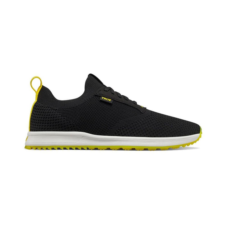 TRUE Men’s Knit II Golf Shoes|Primary Yellow|Medium