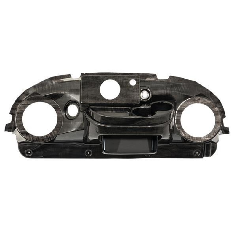 Club Car Precedent Pre Cut Dash for Audio Systems – Greywood Finish (Years 2004-Up) PN# 9089