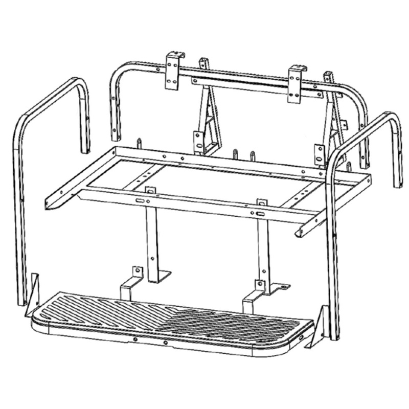 GTW MACH3 Flip Frame Only Yamaha Drive2 PN# 01-165