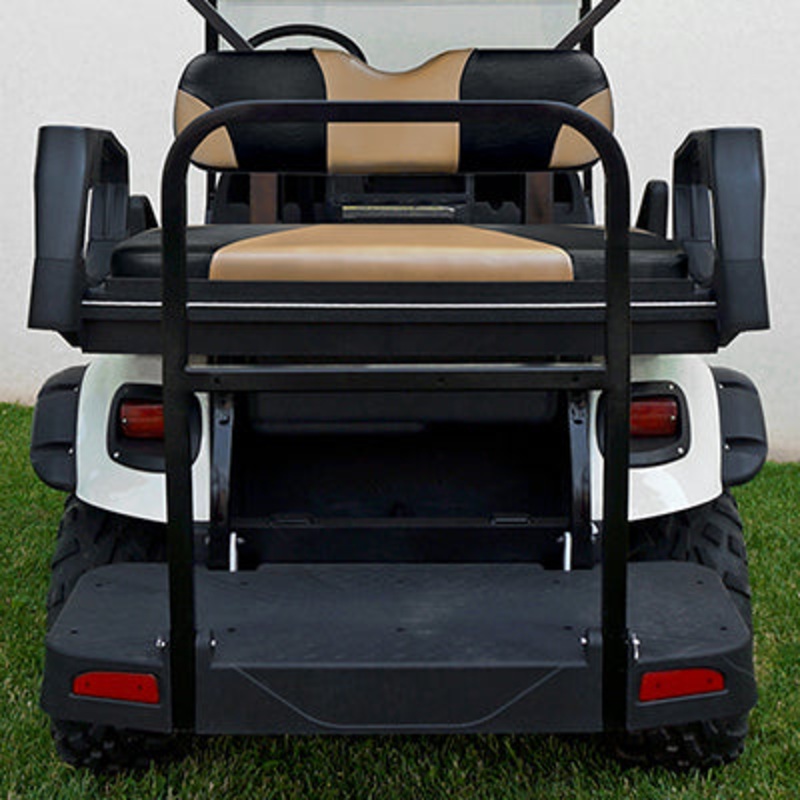 RHOX Rhino Aluminum Seat Kit, Sport Black/Tan, E-Z-Go TXT 96+ PN# SEAT-511BT-S
