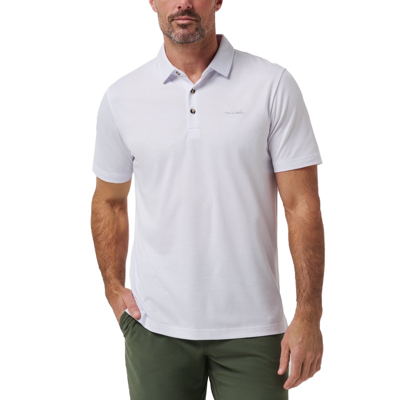 Travis Mathew The Zinna 2.0 Golf Shirt – White