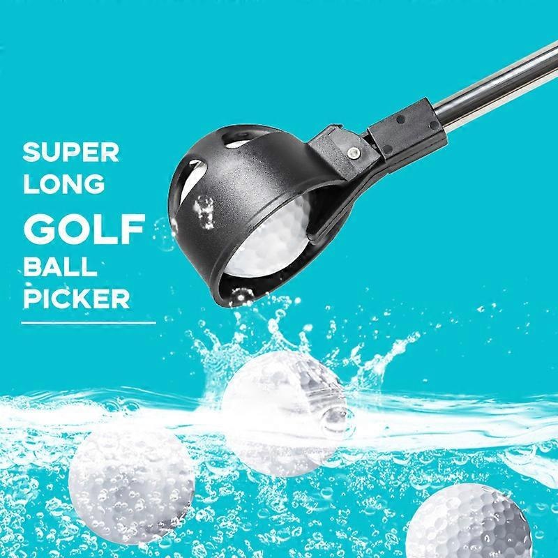 1 Stainless Steel Telescopic Golf Ball Retriever for Water with Golf Ball Putter Grabber Tool, Golf Accessories Golf Gift for Men