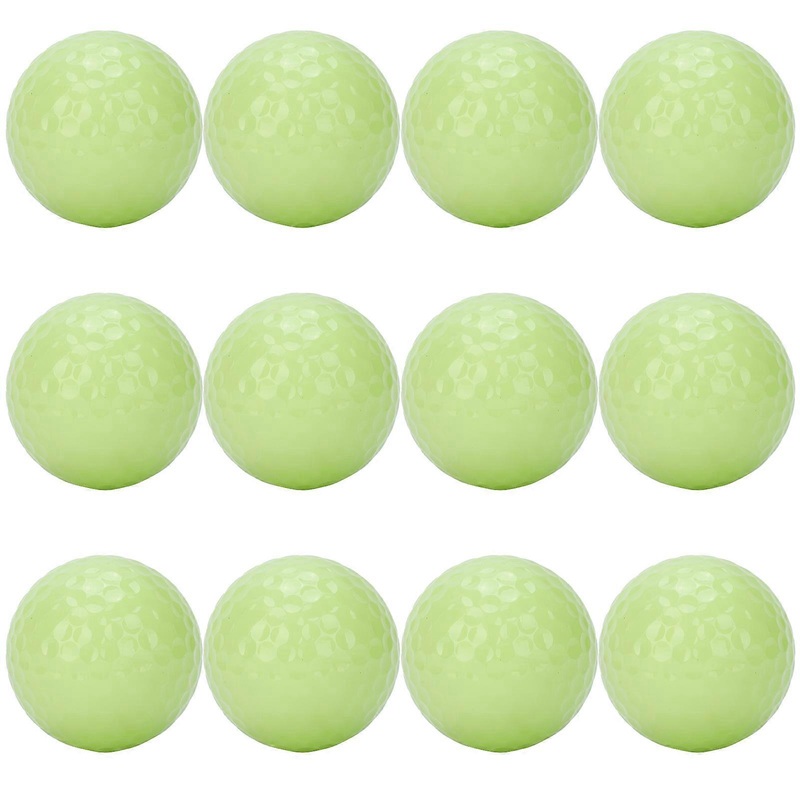 12Pcs Glow Golf Balls Luminous for Night Sports