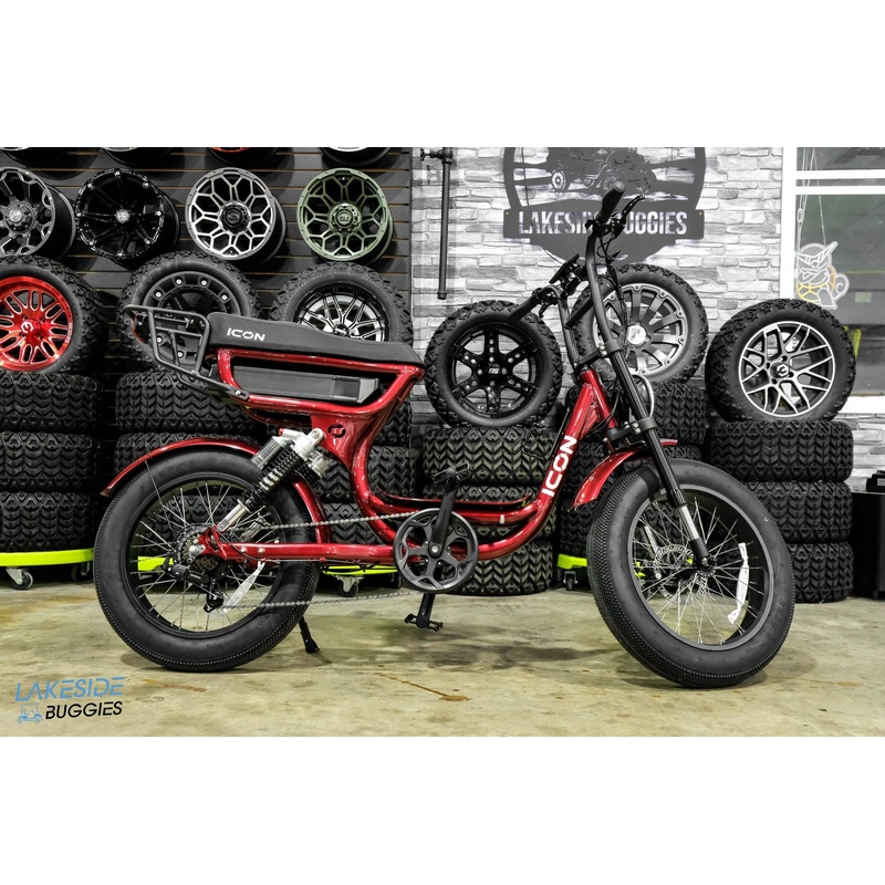 2025 Icon EV Electric Bicycle Sangria Red PN# 165322320000619