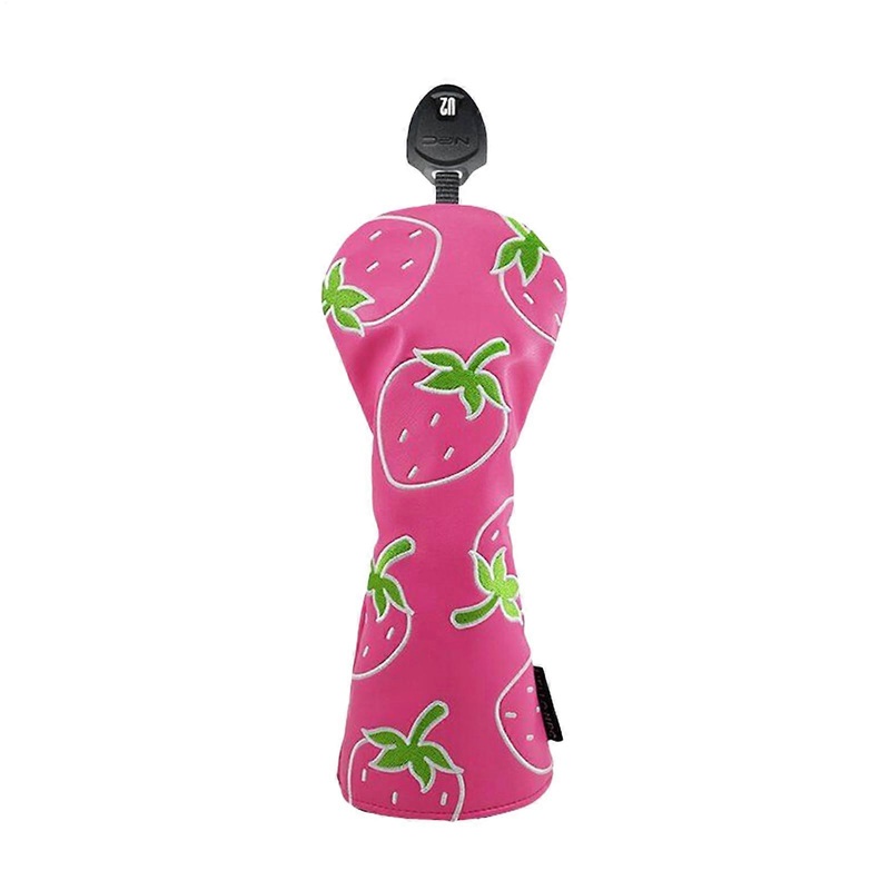 Golf Club Head Cover For Driver Strawberry Sleeve Anti Wear Stylish Decoration For Tournament Outdoor Practice Travel Driving Range