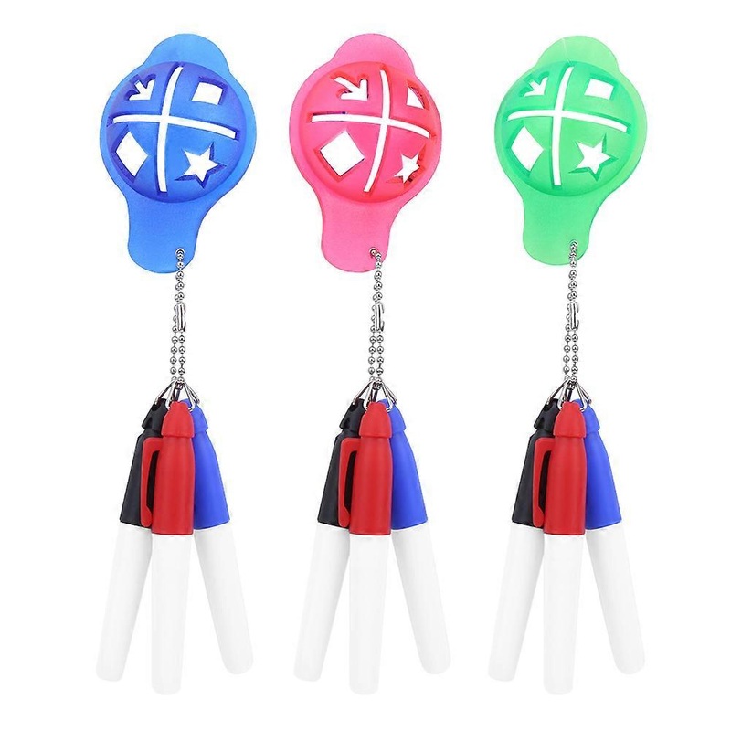 Plastic Golf Ball Liner Colorfast Quickdrying Marker Pen Set Alignment Putting Tool Equipment