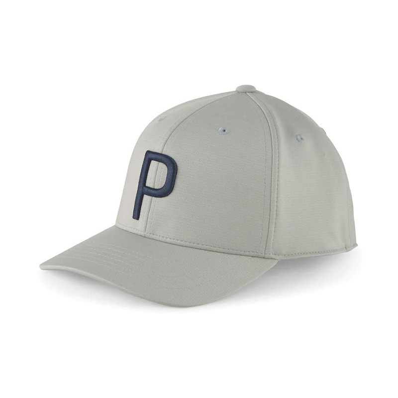 Puma P Golf Hat|Rickie Orange Cool Mid Gray|Evening Sky Ash Gray|Black White Glow|White Glow Black|Navy Blazer Ash Gray|Heartfelt Evening Sky|Ash Gray Navy Blazer|Slate Sky Ash Gray|White Glow Navy Blazer|Green Lagoon White Glow|Lake Blue Ash Gray|Zen Blue