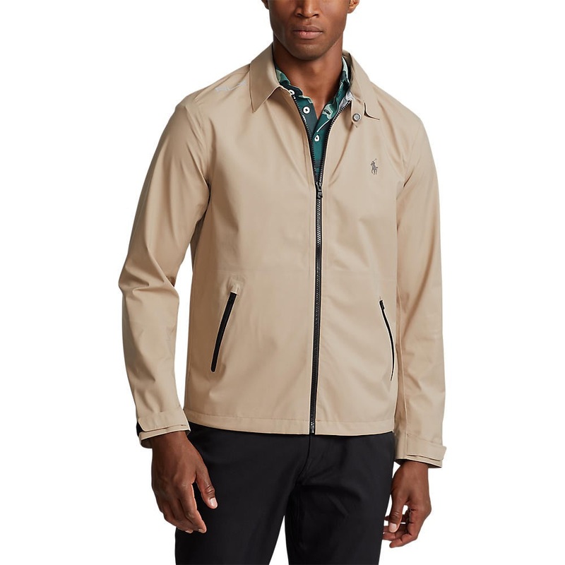RLX Ralph Lauren Ace 2.5L Water-Repellent Windbreaker Jacket – Classic Khaki