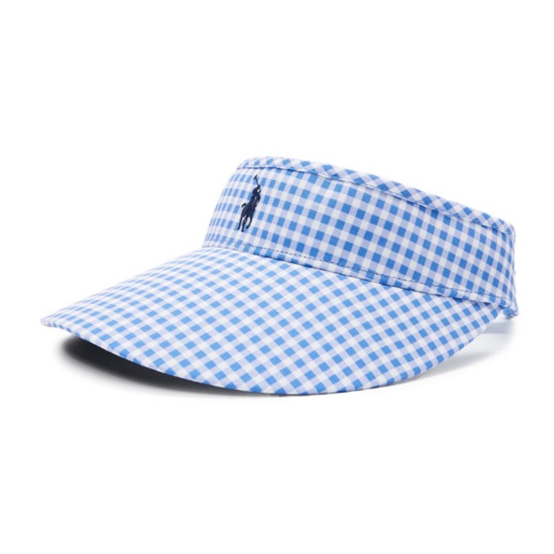RLX Ralph Lauren Women’s Performance Player Visor – Blue Gingham