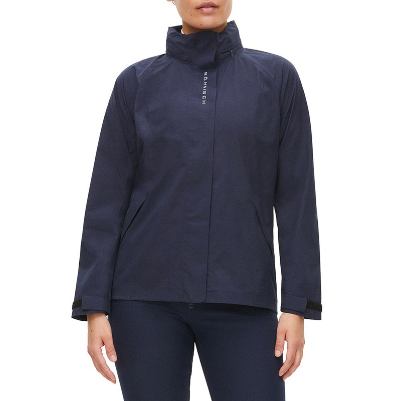 Rohnisch Women’s Storm Waterproof Rain Jacket – Navy