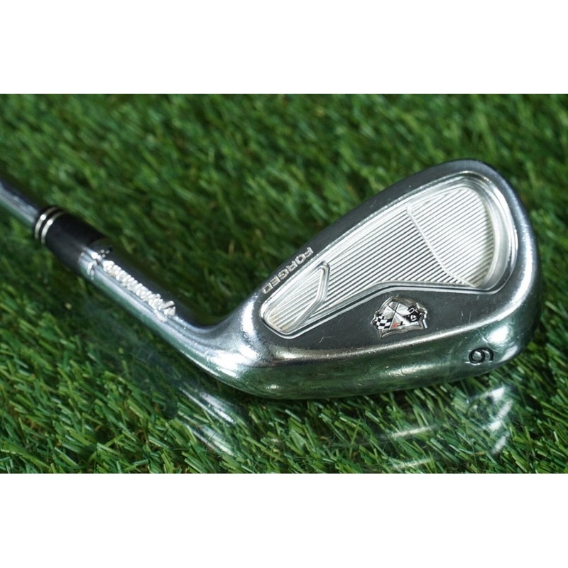 TAYLORMADE RAC TP FORGED 9 IRON STEEL SHAFT RH ~ L@@K!!