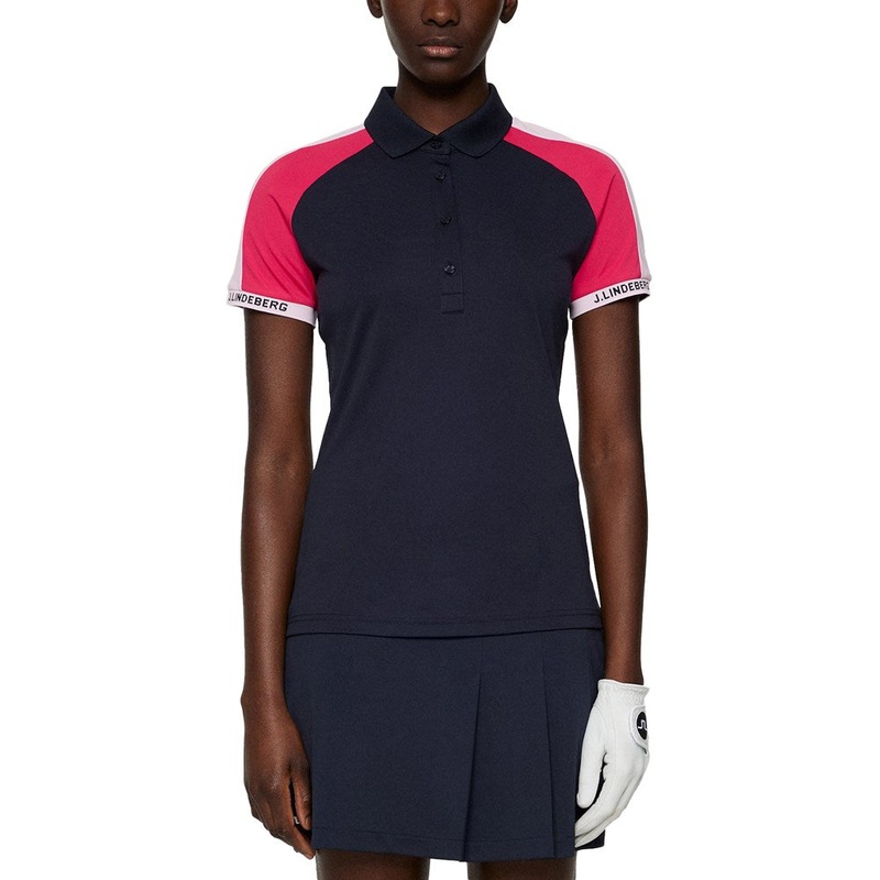 J.Lindeberg Women’s Priya Golf Polo Shirt – JL Navy