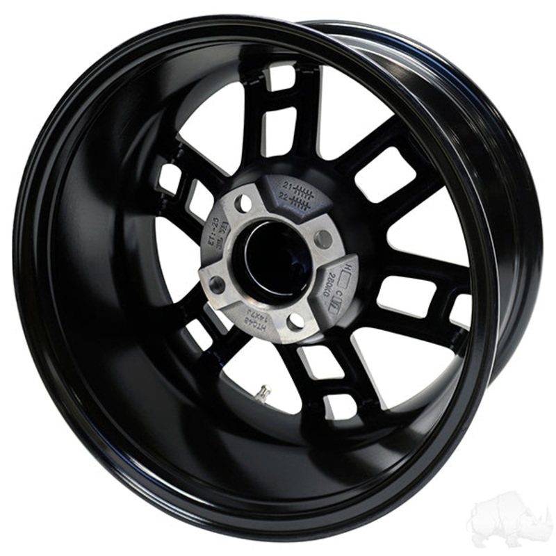 RHOX RX391, Matte Black, 14×7 ET-25