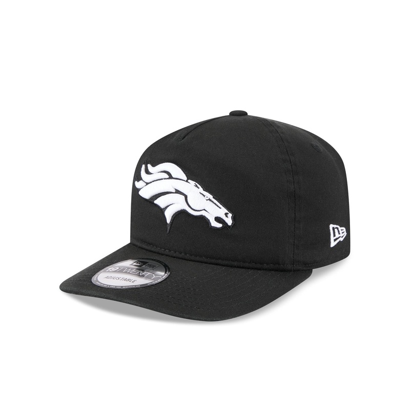 Denver Broncos Black and White 19TWENTY Snapback Hat