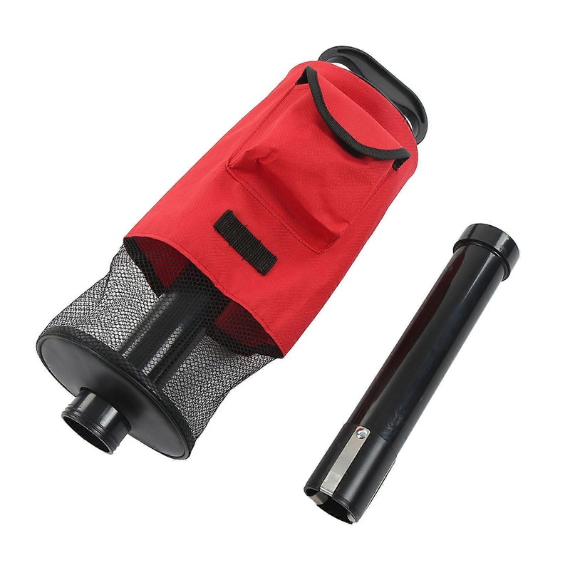 Golf Ball Retriever Plastic with Nylon Large Capacity Bag Golf Pick Up Tool for Golf Course Outdoor Red