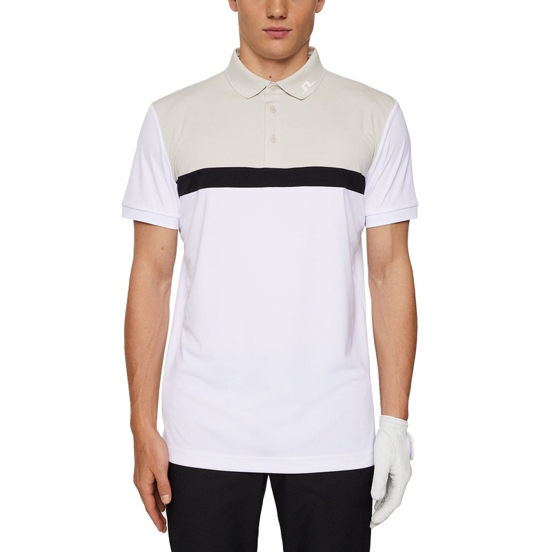 J.Lindeberg Jeff Golf Polo Shirt – White