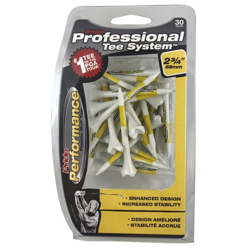 Pride Performance 2 3/4 Golf Tees – 30-Pack