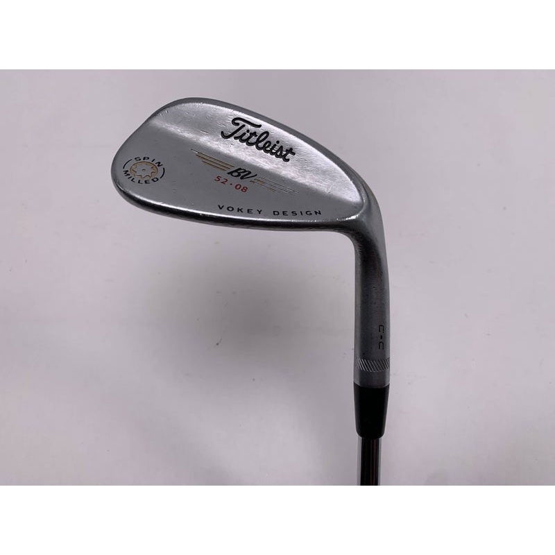 Titleist Vokey Spin Milled Chrome 2009 Gap Wedge GW 52* 8 Wedge Steel Mens RH