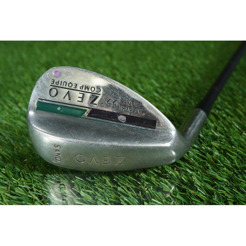 ZEVO ATTACK ZONE SAND WEDGE 55* COMP EQUIPE SYSTEM FIT GRAPHITE LEFT HANDED LH