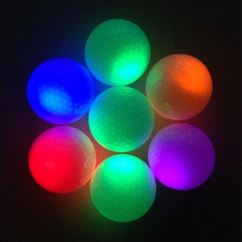 Golf Balls Light Up Flashing Night Light Glowing Fluorescence Golf Balls For Golfing