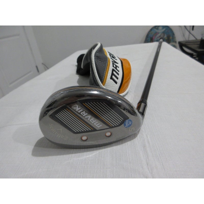 Left-Handed Callaway Mavrik Max W 5 Hybrid – 5H – 27* – Ladies Graphite – NEW