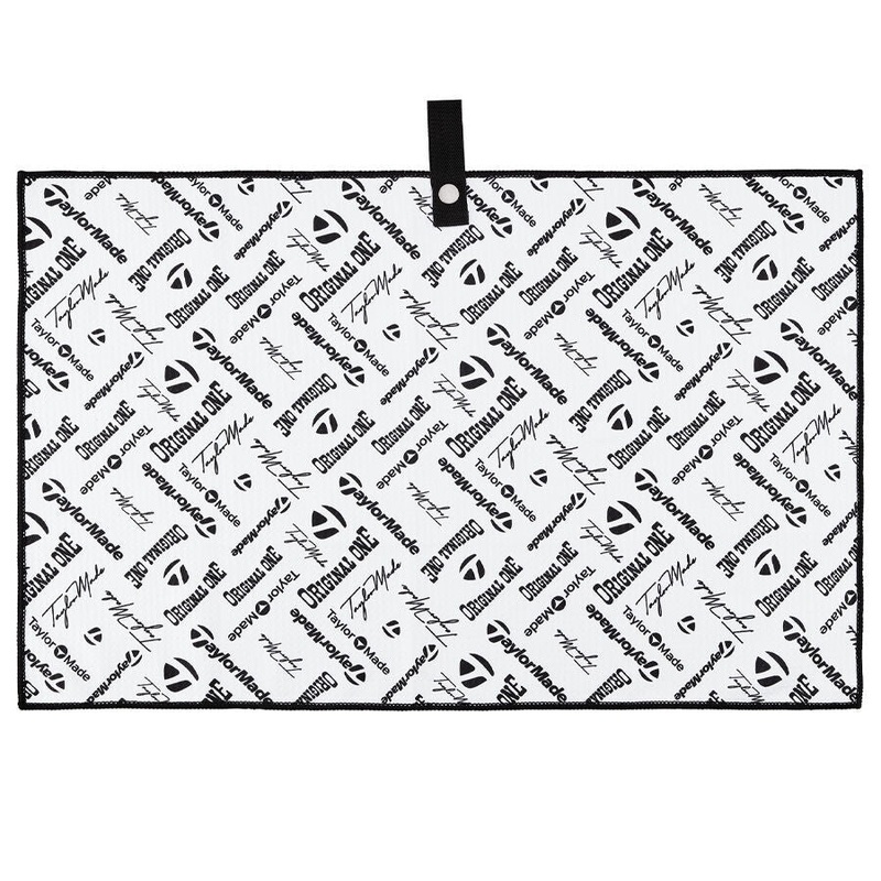 TaylorMade Cart Towel|White Black