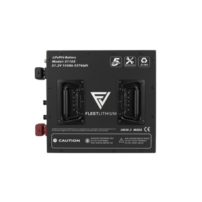51 Volt 105 AH Fleet Lithium Battery PN# 51-VLT-105-BTT